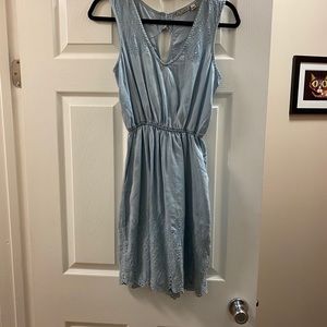 Chambray mini dress